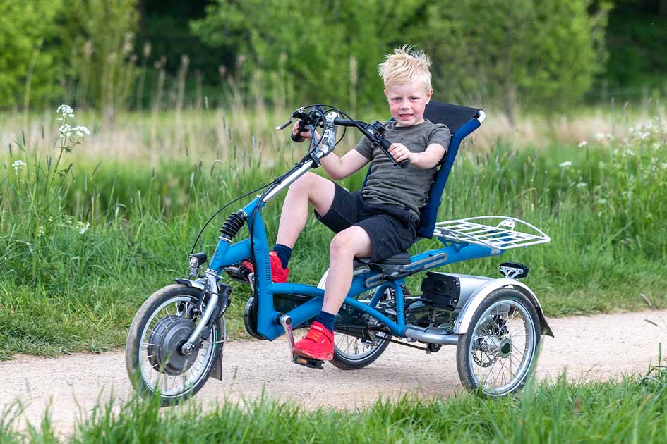 Unique riding characteristics of the Easy Rider Small trike Van Raam