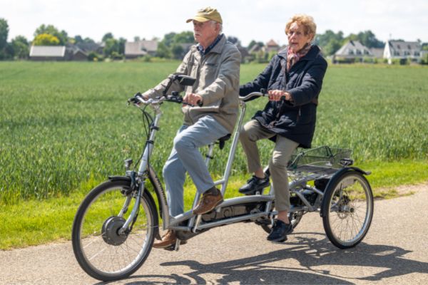 Twinny Plus Tandem tricycle for adults by Van Raam Van Raam