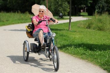 Old store lady bikes