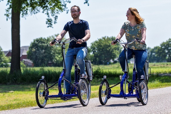 Velo avec 2025 2 roues arriere