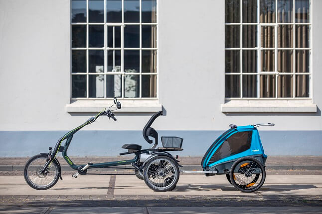 Adaptive discount bicycle trailers