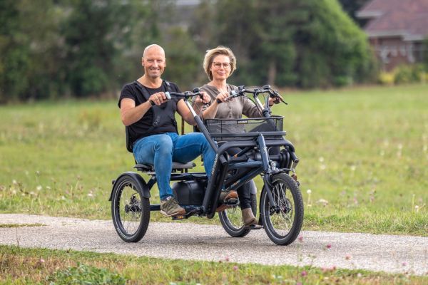 Special needs bicycles as a bicycle taxi for the elderly Van Raam