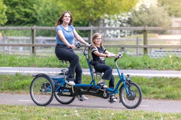 Three wheel tandem online bike