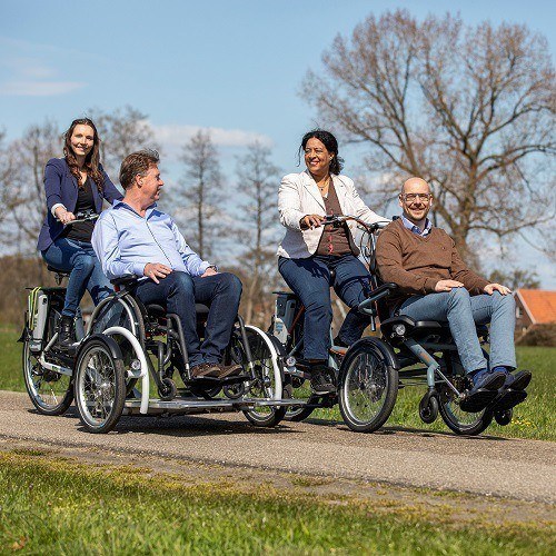 Handicap store electric tricycle