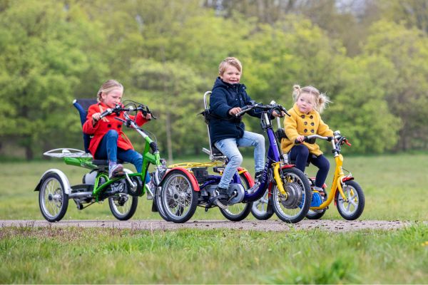 Child 2024 on tricycle