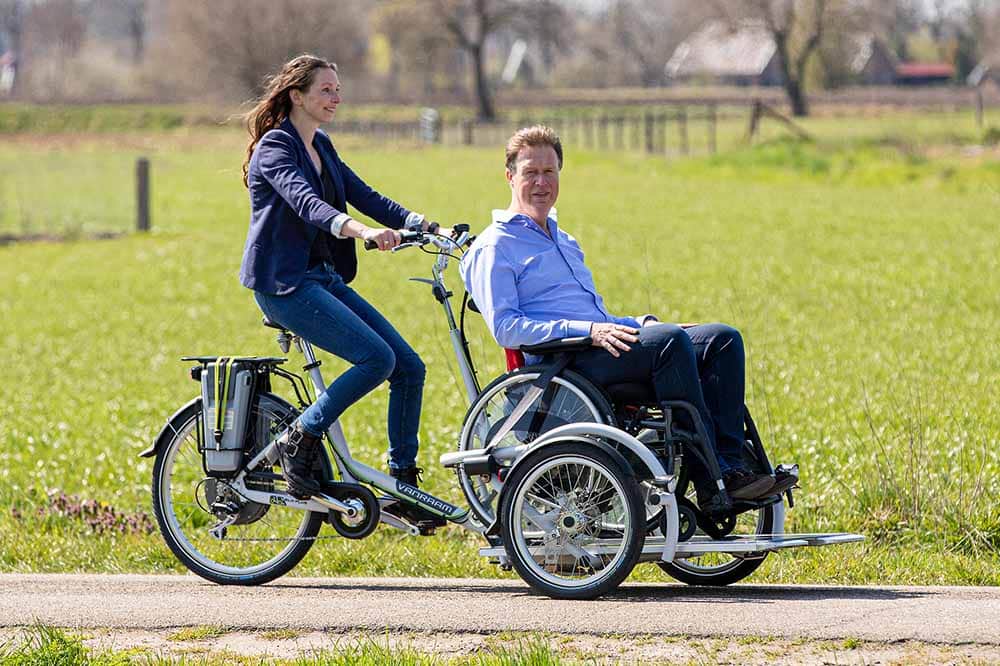 VeloPlus Wheelchair transportbike by Van Raam Van Raam