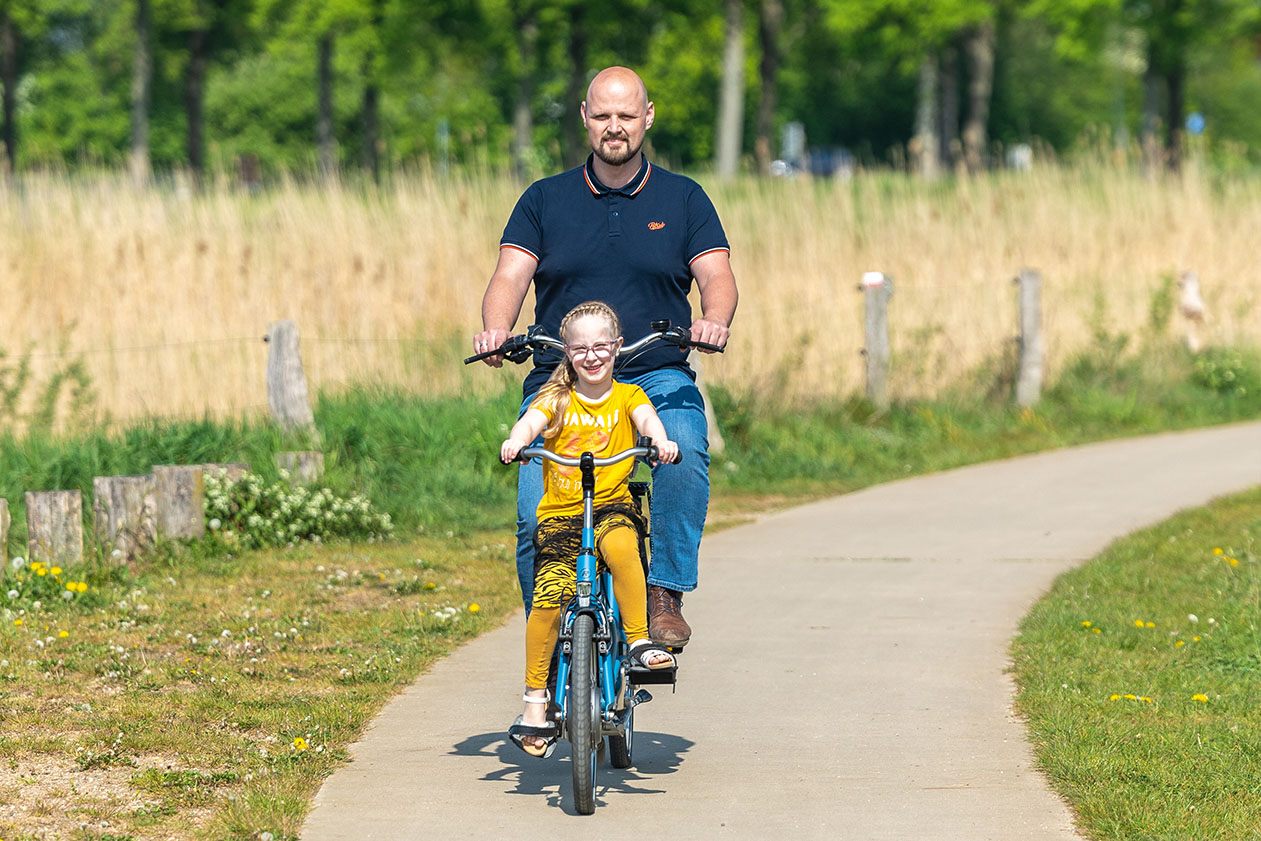 Adult store child bike