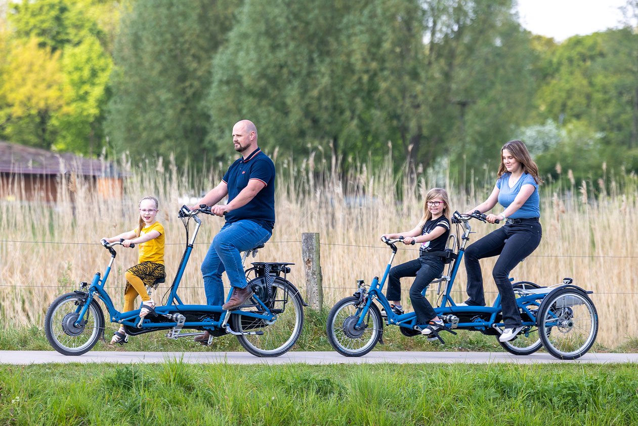 Tandem pour parent et enfant Van Raam