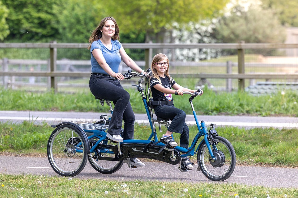 Kivo Plus Parent child tricycle by Van Raam Van Raam