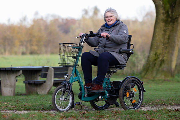 Cycling with a balance disorder on an adaptive bike Van Raam