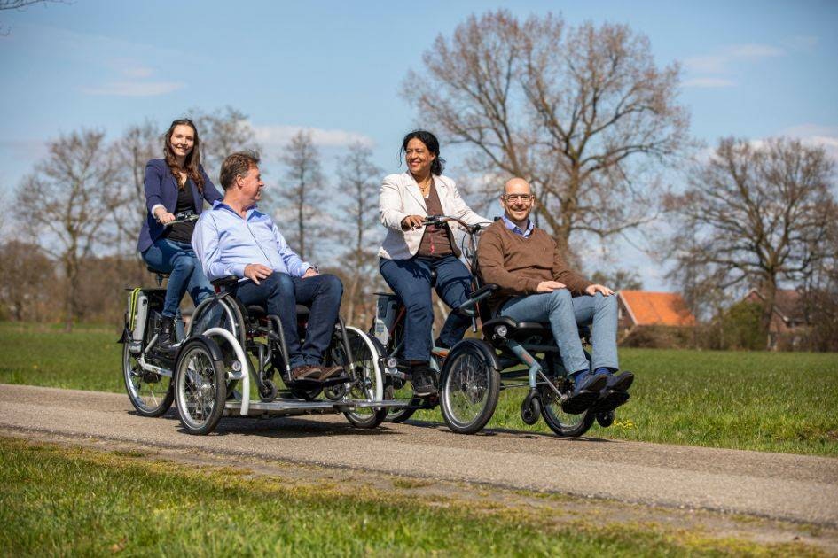 Electric wheelchair bikes Van Raam