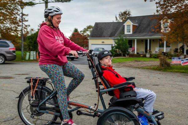 Wheelchair bike OPair Bike-On