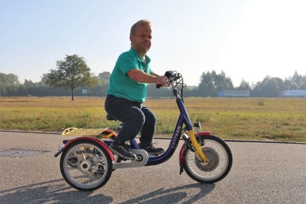 experience client de dirk messchaert sur le mini tricycle