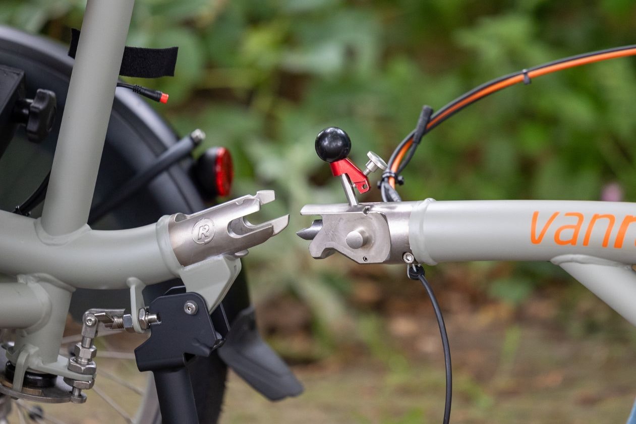 Van Raam Rollstuhlfahrrad OPair Detail abnehmbar