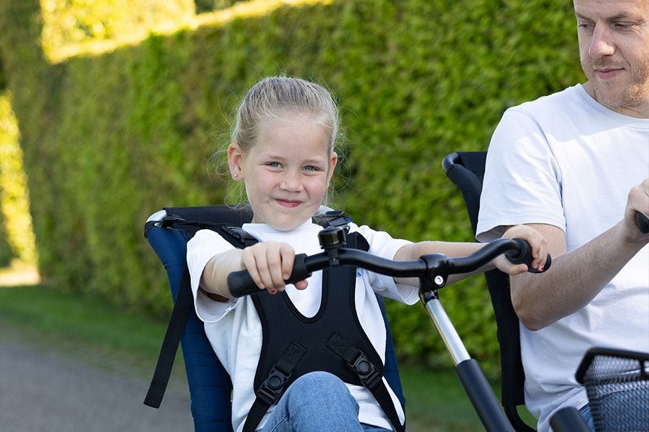 Vélo duo Fun2Go Van Raam avec siège enfant