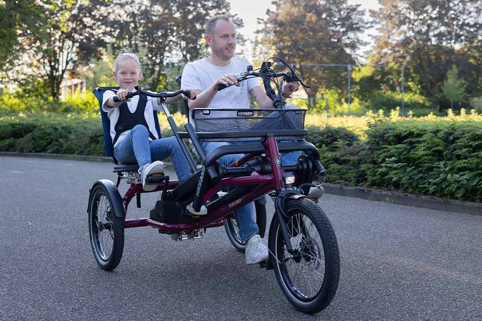 Duo-bike Fun2Go with child seat Van Raam