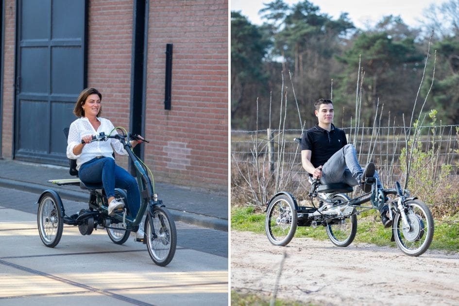 Easy Rider en Easy Sport driewielfiets Van Raam