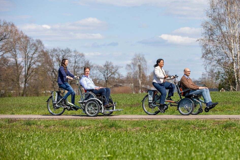 Driewieler met 2 wielen vooraan voor volwassenen Van Raam