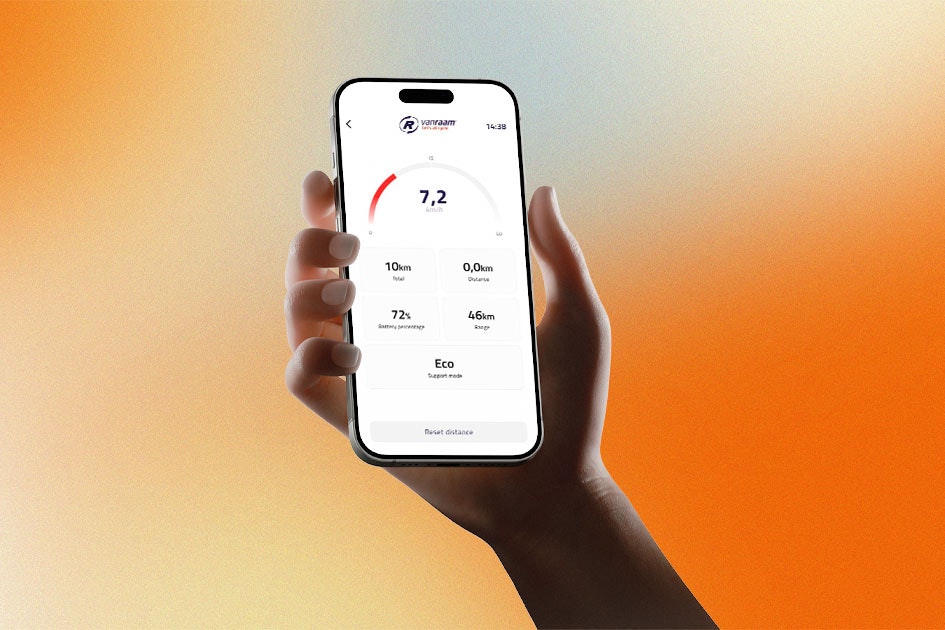 Nieuwe update Van Raam e-bike app