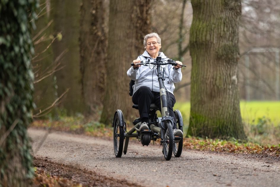 Aangepaste Van Raam fietsen testen bij demodagen