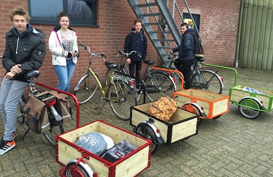 onderwijs Verfijning In het algemeen Leerlingen metaaltechniek maken fietskar bij Van Raam | Van Raam