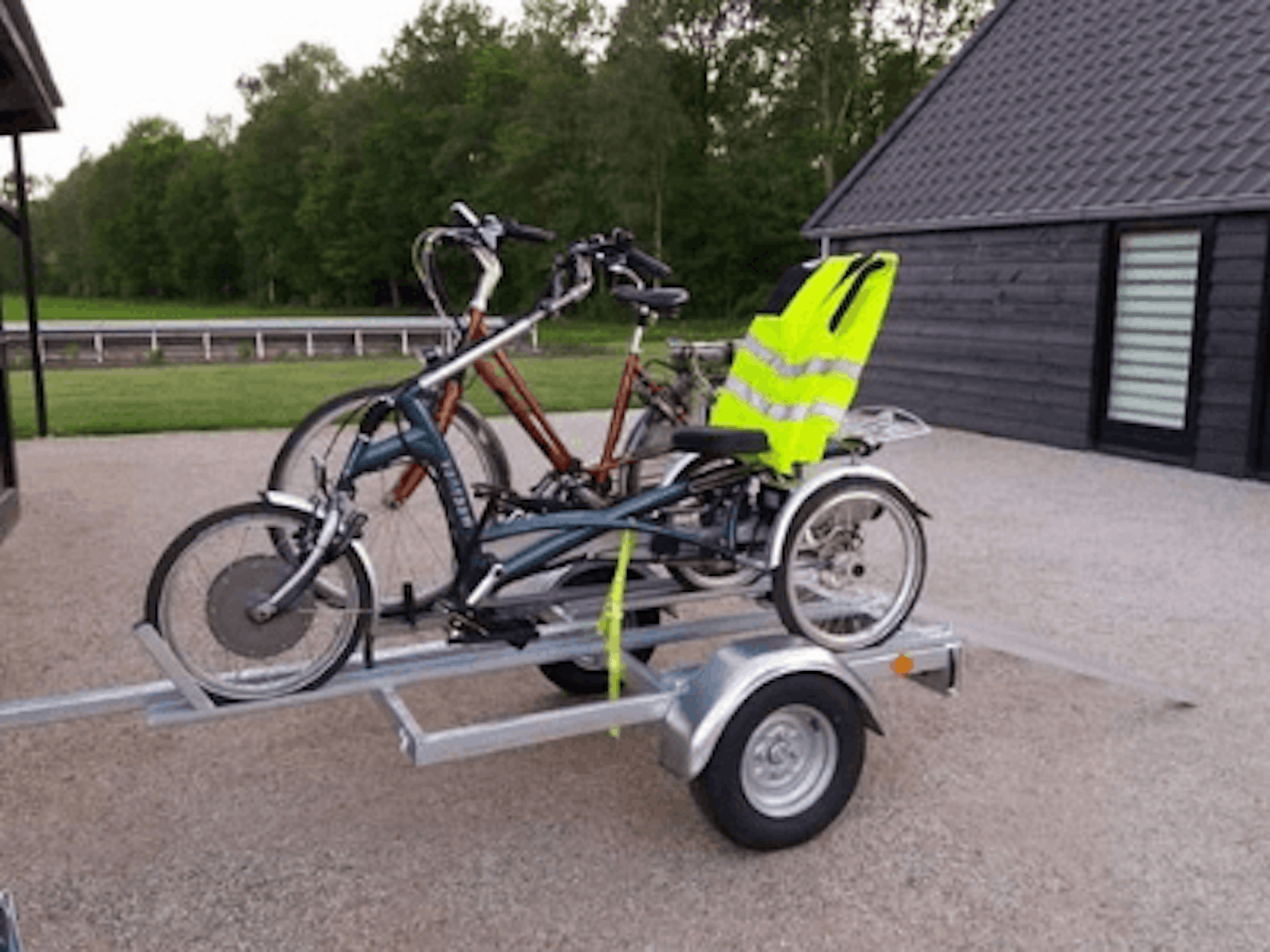 recumbent trike transport trailer